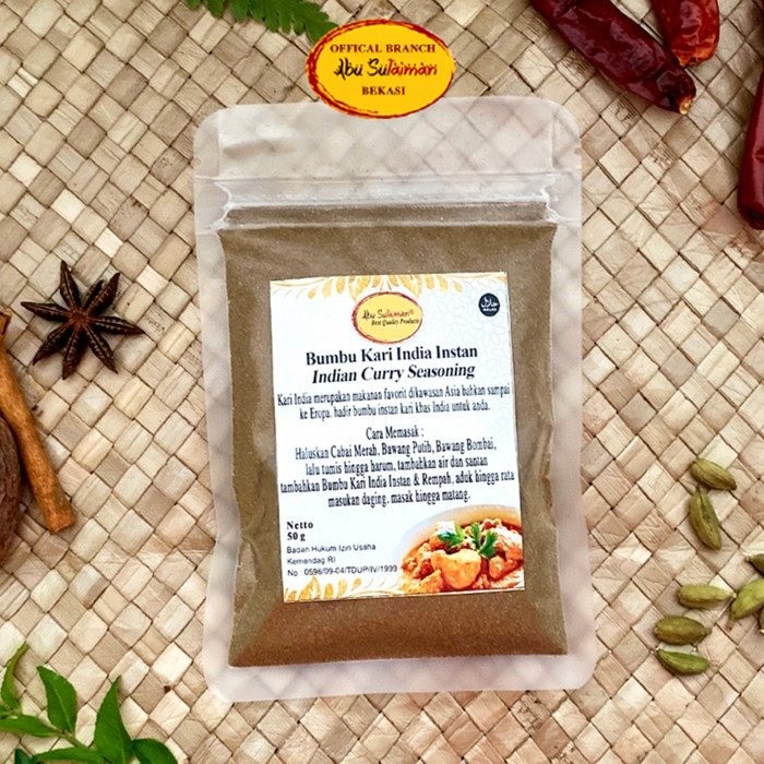 

Konter Makanan Bumbu Kari Spesial Khas India / Indian Curry Seasoning Abu Sulaiman