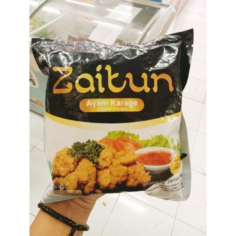 

Konter Makanan Zaitun Karage 250Gr