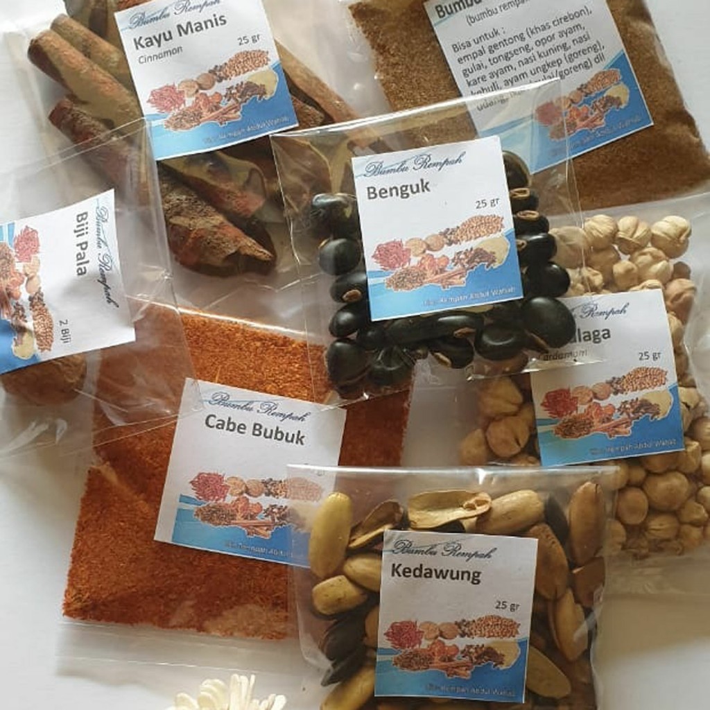 

Sensasi Lezat Bumbu Empal Gentong Khas Cirebon 500 Gr (1/2 Kg), Bumbu Rempah Wahab
