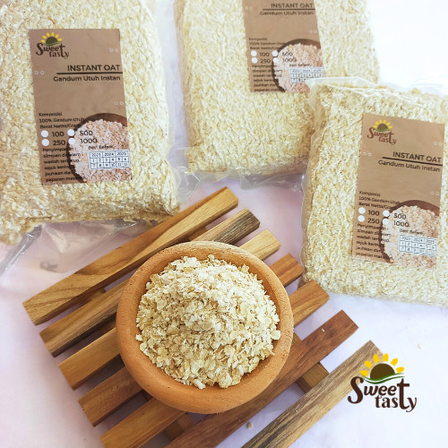 

Sensasi Lezat T Oat/Quick Rolled Oat/Oatmeal /Gandum 500 Gram - 1 Kg