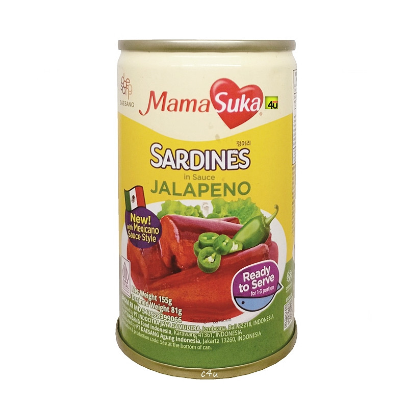 

Sensasi Lezat Mamasuka - Sarden Siap Makan - Kemasan Kaleng Kecil 155G