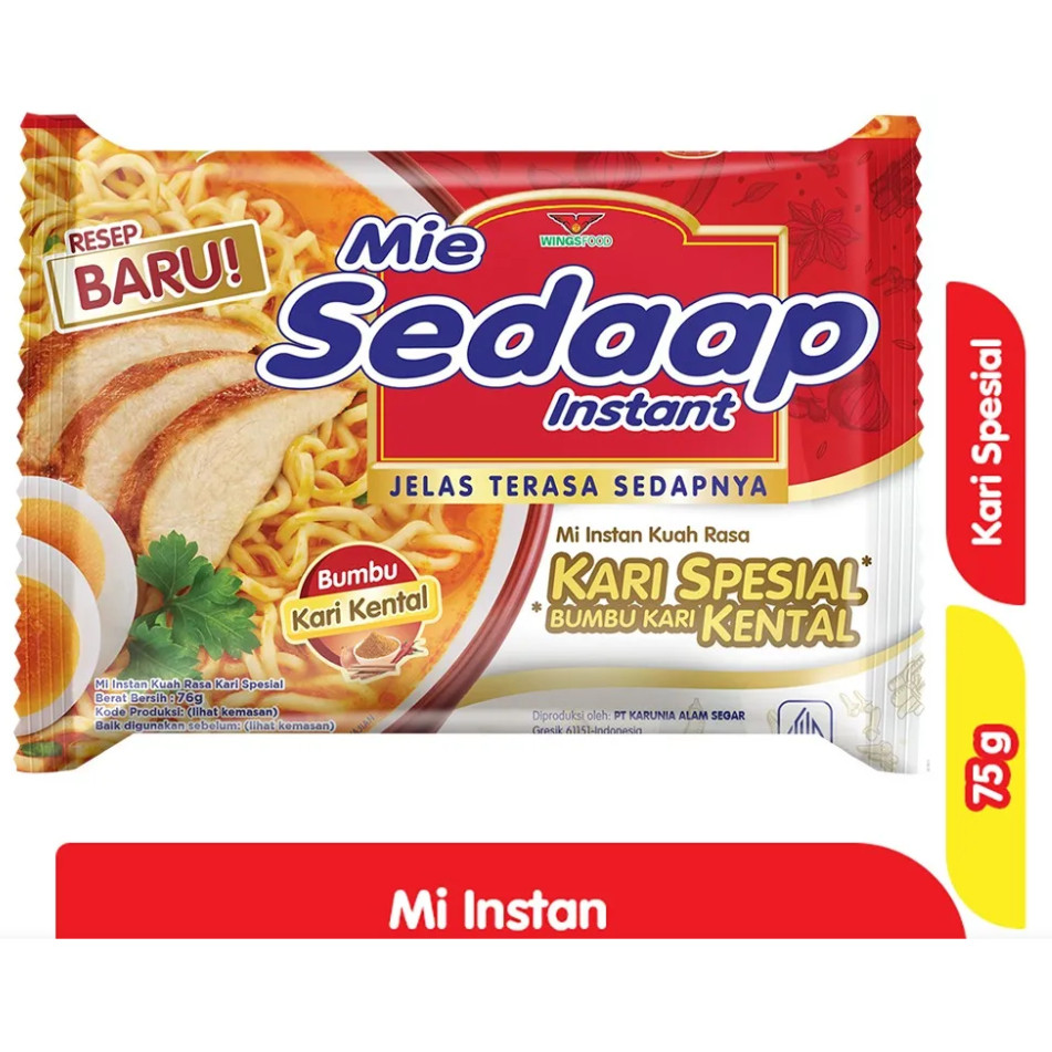 

Sensasi Lezat Mie Sedaap T Kari Spesial 76 G Dan Mie Sedaap Ayam Special 66 G 1 Dus Isi 40 Pcs