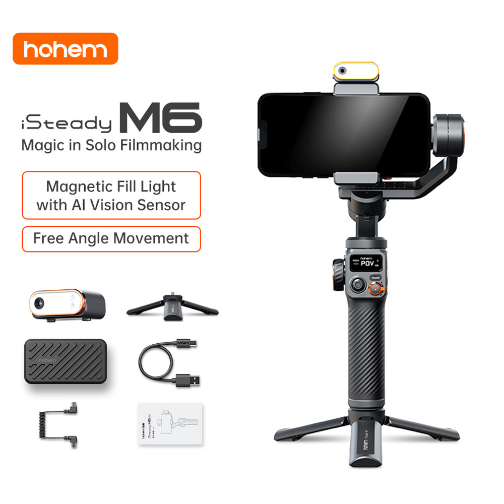 Hohem iSteady M6 KIT Handheld Gimbal Stabilizer Selfie Tripod for