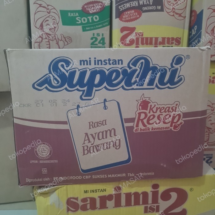 

Sale Terbatas Supermi Ayam Bawang 1 Dus