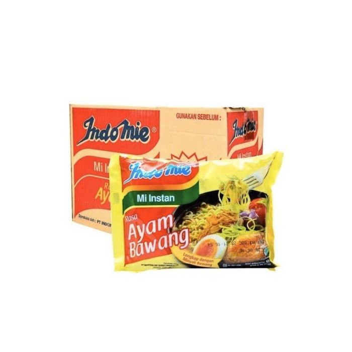 

Promo Terbatas Indomie Ayam Bawang Mie Instant Rasa Ayam Bawang 69 Gr 1 Dus Isi 40 Pc
