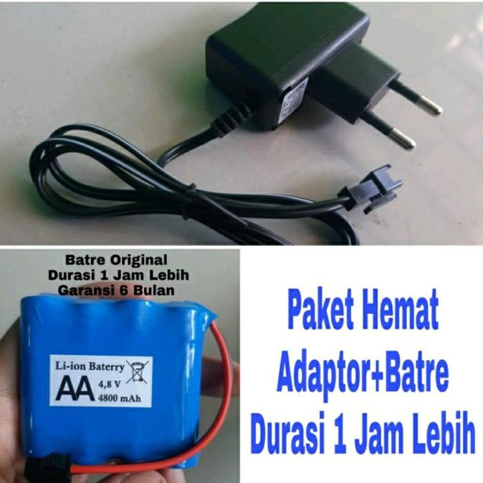 Mobil Remot Rc Charger Batere Dan Baterai 4,8V Mainan Remote Control