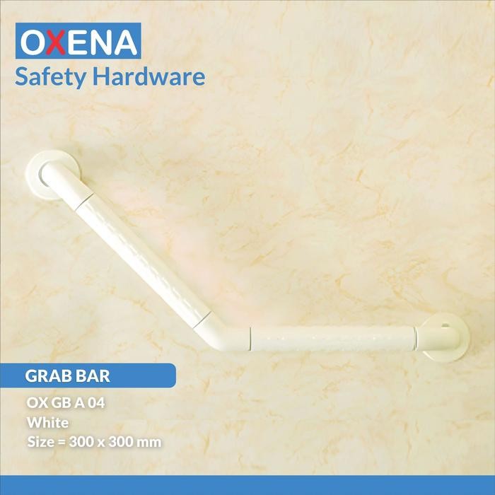 Pegangan Safety Toilet OXENA GRAB BAR 135 Derajat - OX GB A 04