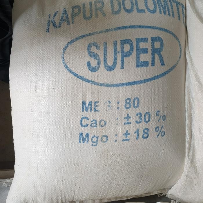 kapur dolomit pertanian isi 25 kg