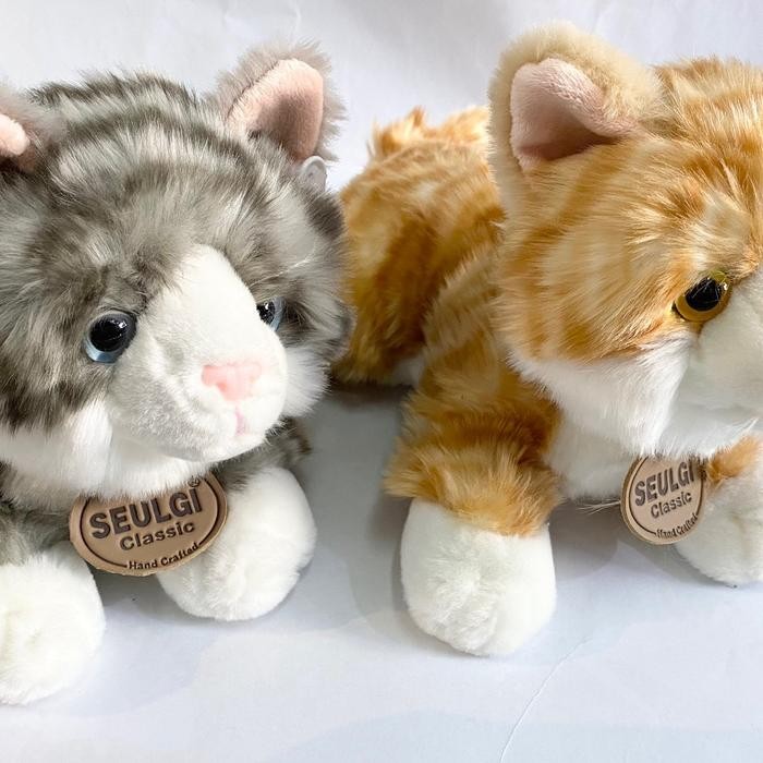 Boneka viral meong Cat boneka Kucing Mio Lying seperti asli bulu tidak rontok (05020877) by seulgi