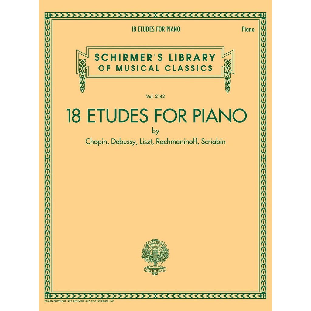 18 Etudes for Piano
