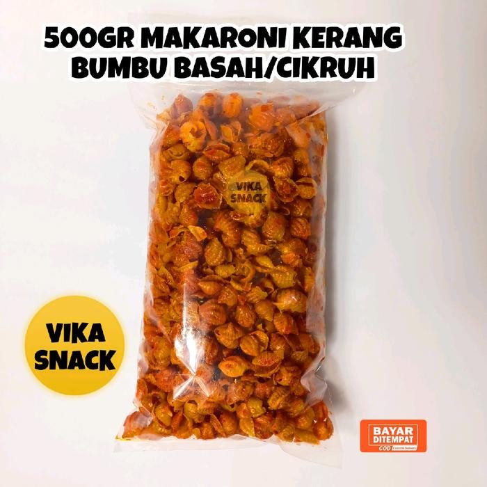 

500gr Makroni Kerang Pedas Bumbu Basah/cikruh New
