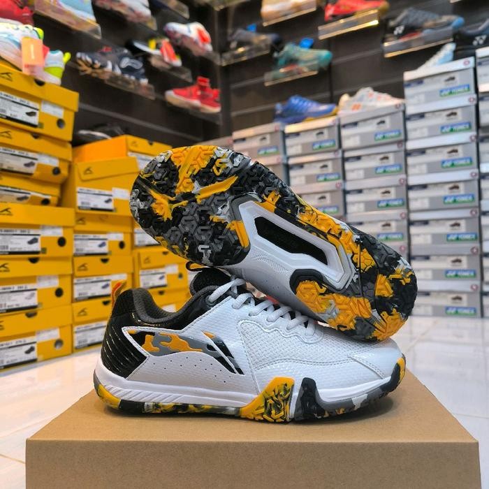 Sepatu Badminton Lining Saga Lite 09-Sepatu Bulutangkis Free Kaos Kaki -Sepatu Saga Lite X