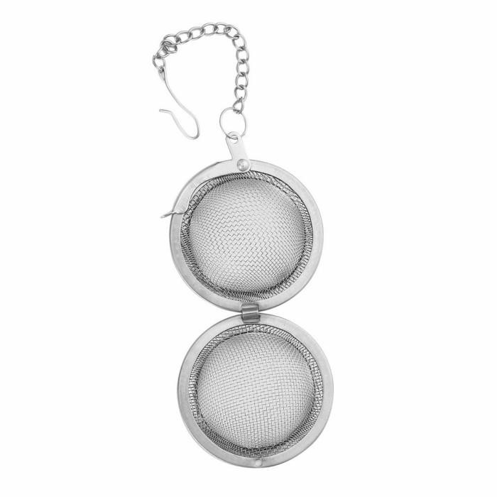 

Tea Ball Strainer Infuser Stainless Chain / Saringan Teh bulat 4.5 cm PREMIUM