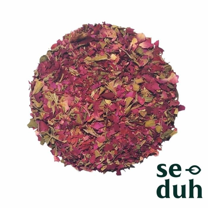 

Rose Flakes Low Grade / Rose petal Food Grade / Teh Mawar 50 gram PREMIUM