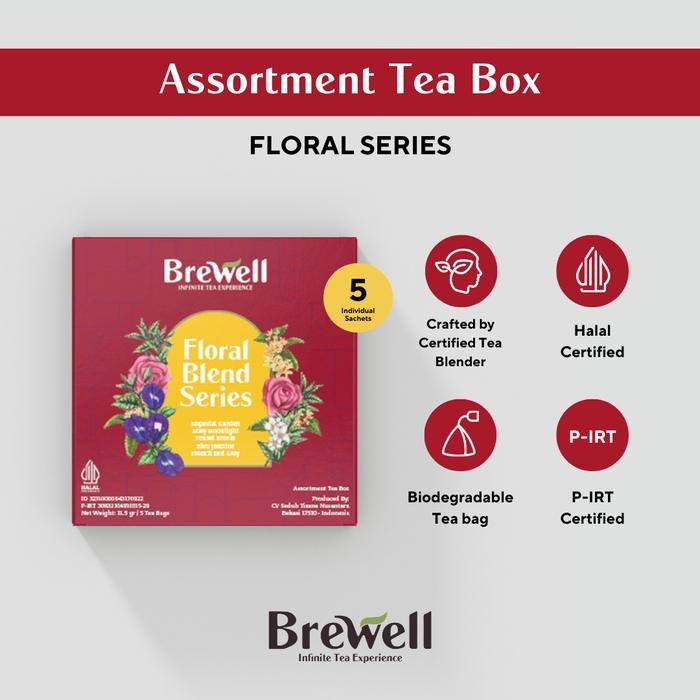 

BREWELL ASSORTMENT TEA BOX - FLORAL SERIES PREMIUM