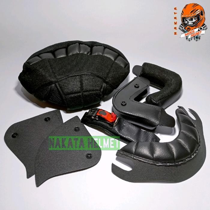 Busa helm Bogo retro Full set kulit Universal Premium *