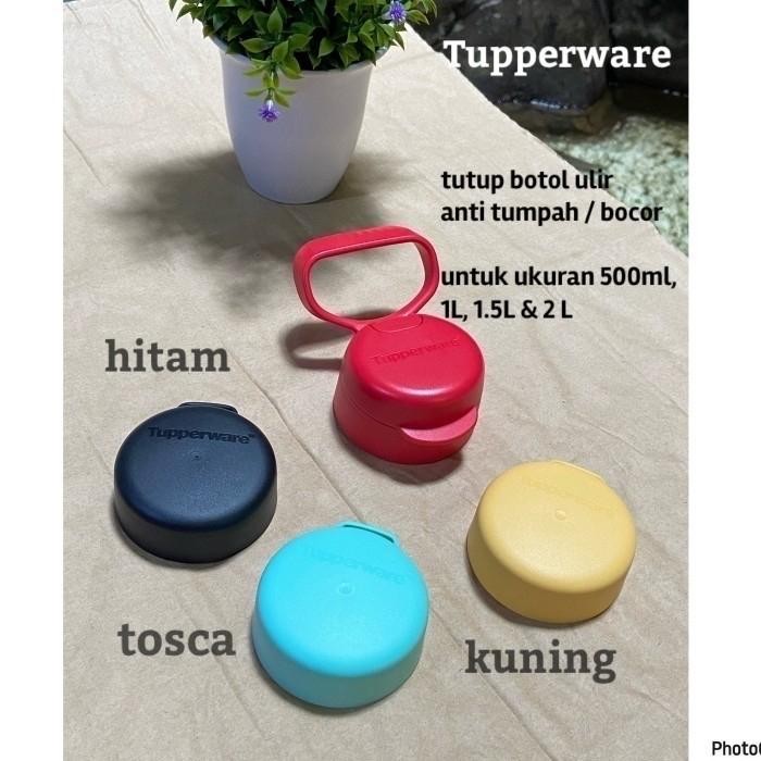 Tutup Botol Minum 1.5 Liter / 2 Liter Anti Tumpah / Bocor Tupperware