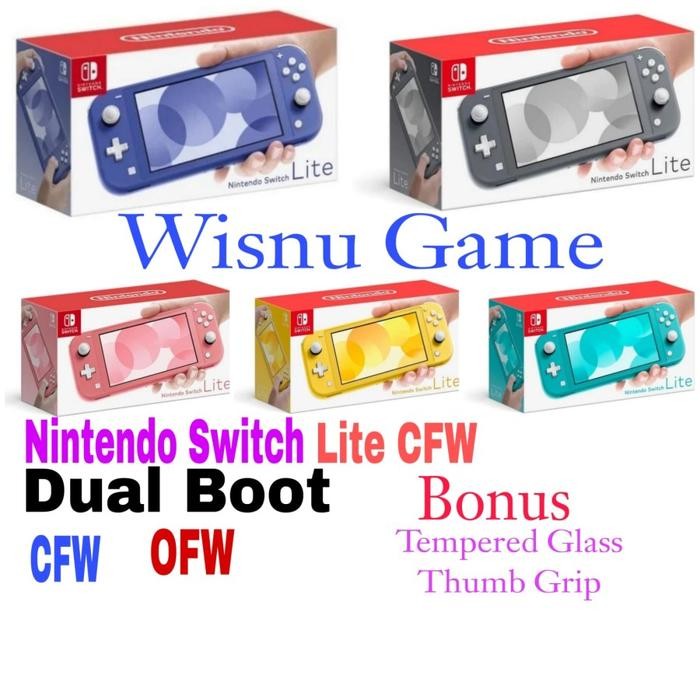 Nitendo Switch Lite CFW Memori 128gb 256gb 512gb isi Game Full