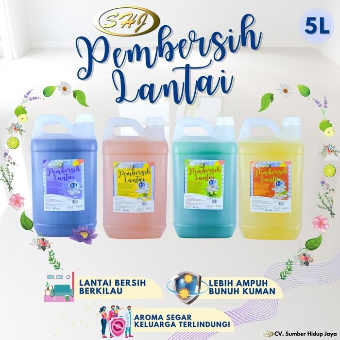 Pembersih Lantai SHJ (Floor Cleaner) 5 Liter Jerigen