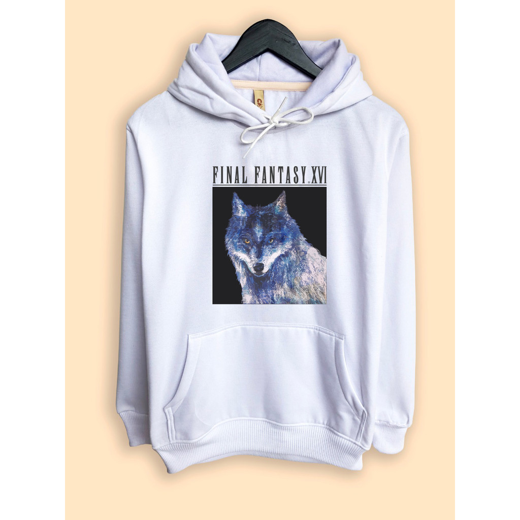 Hoodie Sweater Gaming Final Fantasy XVI Frost Wolf Torgal UT