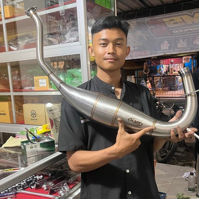 PERUT KNALPOT STAINLESS SUPER COBRA NINJA R NINJA RR