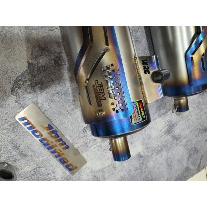 KNALPOT STANDART RACING WRC SUNBLUE MATIC HONDA & YAMAHA TERLARIS