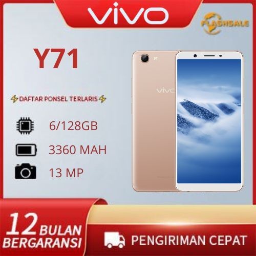 Vivo Y71 Ram 6/128Gb New Produk Fullset Garansi 12 Bulan