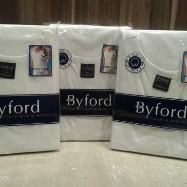 Kaos Dalam Pria Byford Singlet isi 3 pcs anti melar kaos murah oblong