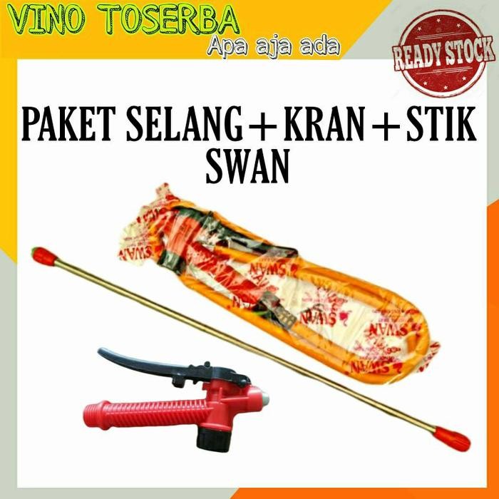 PAKET KRAN SELANG STIK SWAN MANUAL 14 LITER/ SPRAYER SWAN