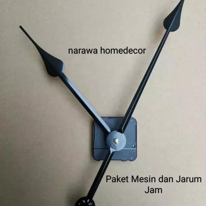 (Allthebest) MESIN JAM DAN JARUM JAM PANJANG UNTUK JAM DINDING INFORMA