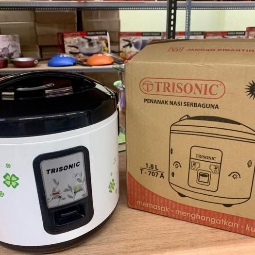Magic Com 1,8 Liter Trisonic/Rice Cooker Trisonic 1.8L(T-707) Gratisongkir