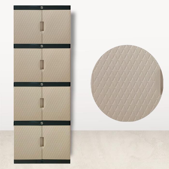 GARANSI 100% / RENATA MINI - Lemari Plastik 4 Susun