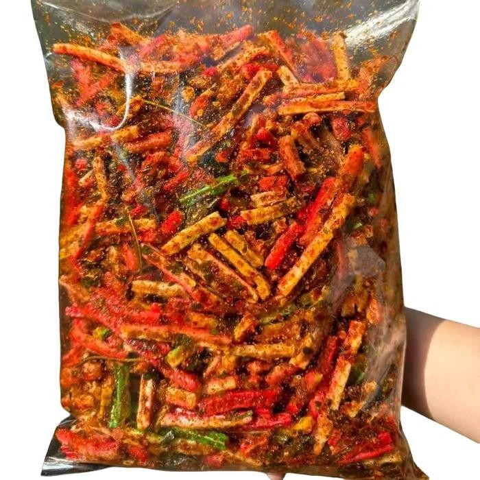 

[Beli Lokal] seblak as beton kerupuk pedas daun jeruk isi 1kg Camilan Cemilan