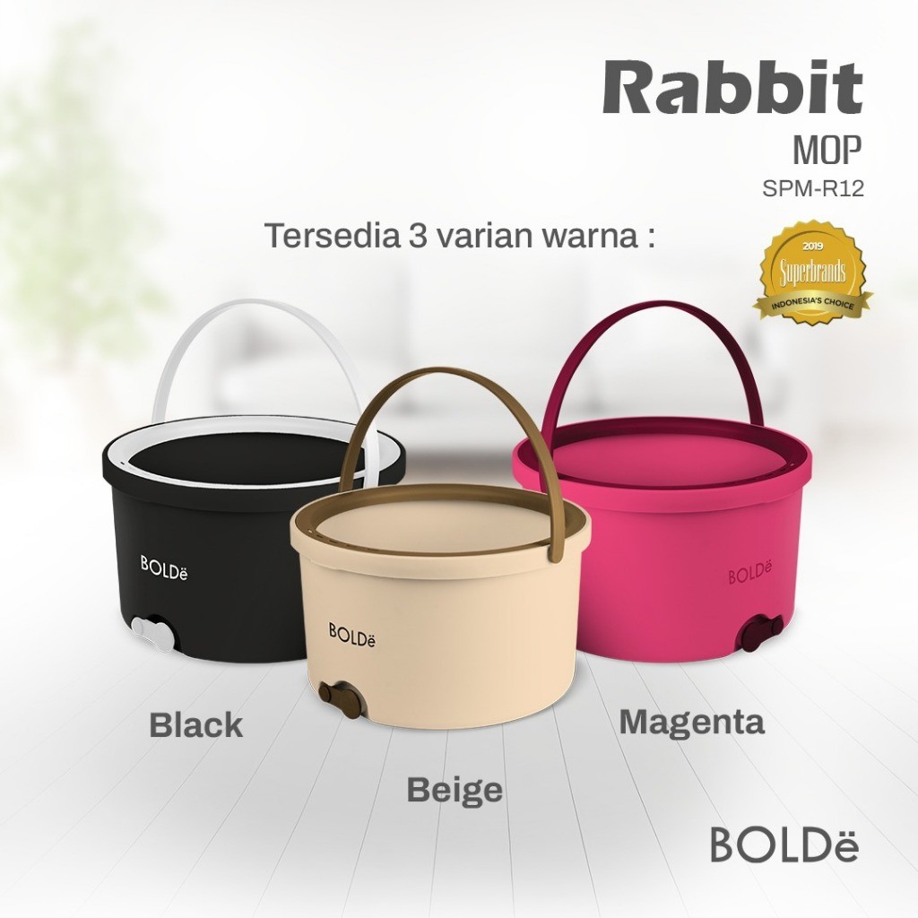 Cerry Boomss - [ Bolde ] Bolde Rabbit Mop Alat Pel Lantai Pembersih Serbaguna Bolde garansi resmi