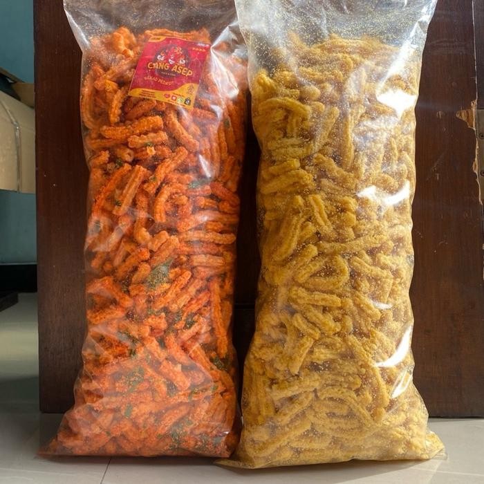 

KERUPUK MANGGAR SUPER 1KG-Asep Snack Food Makanan cemilan kripik pedas
