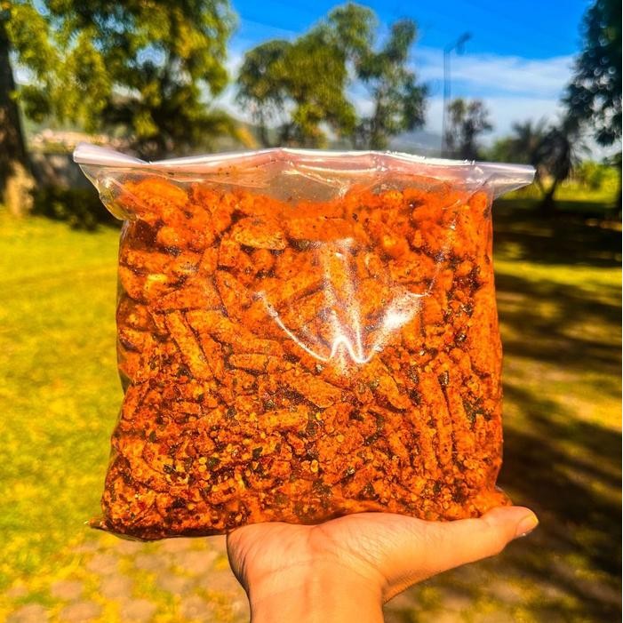 

(FLASH SALE) BASRENG PEDAS DAUN JERUK 1kg Spices cemilan basreng