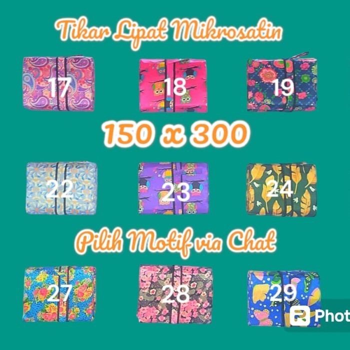 (Allthebest) Tikar Lipat piknik microsatin 150x300