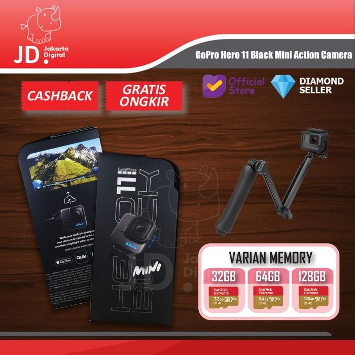 Kingma Kamera - Gopro Hero11 Black Mini Action Camera - Hero 11 Mini