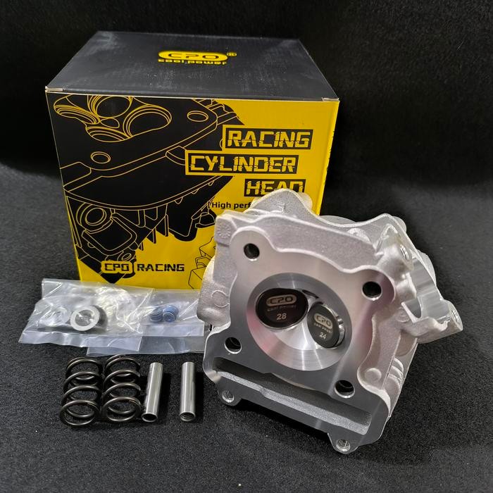 BLOK HEAD CPO CYLINDER HEAD UK KLEP 28 - 24 BUAT MIO - NOUVO - FINO
