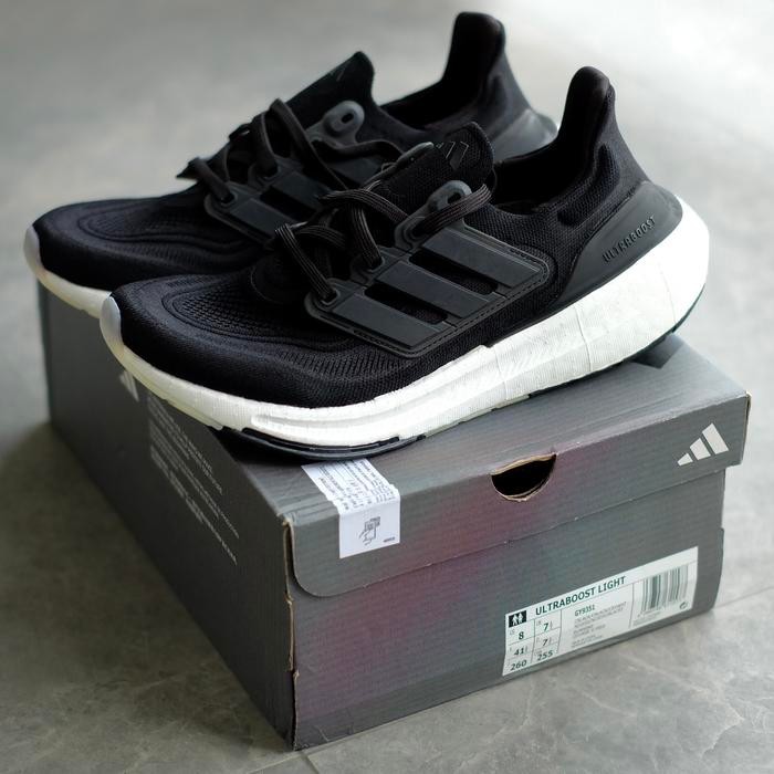 Adidas Ultraboost Light Black White BNIB Original [ GY9351 ]