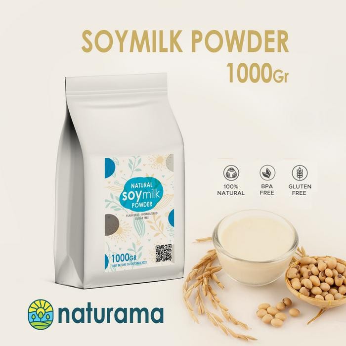 

Susu kedelai bubuk organik 1000 Gram naturama Natural Soy Milk Powder