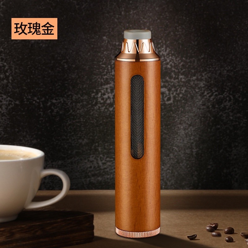 Asbak Mini Portable Kayu Solid Anti Panas