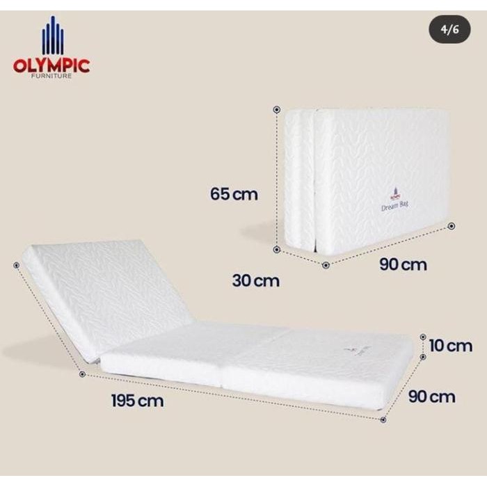Olympic Kasur Lipat / Kasur Busa - Dream Bag Travel Bed Olympic Original Kasur Lipat Berkualitas