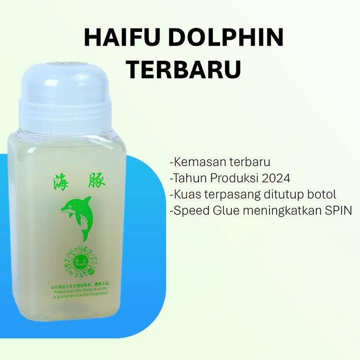Haifu Dolphin Speed Glue Lem Karet Bet Pingpong Tenis Meja