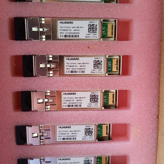 Menarik Huawei Sfp 10G-1310Nm-1.4Km-Sm-Sfp+ Klas 1 Laser Kompatibel Dengan Cisco Huawei Ericsson Nsn