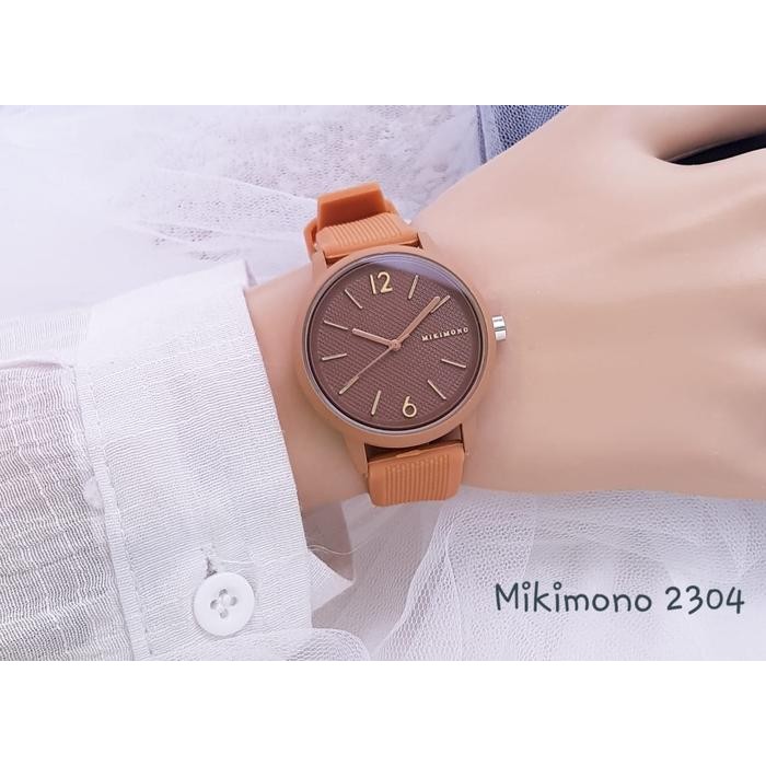 Jam Tangan Wanita Mikimono 2304 Analog Original Rubber
