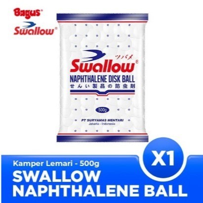 SWALLOW Naphthalene Disk Ball 500gr / Kapur Barus /Kamper