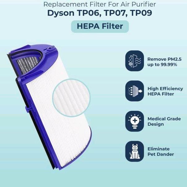 Menarik Filter Pengganti Untuk Dyson Air Purifier Tp06, Tp07, Tp09 - Hepa + Carbon Replacement