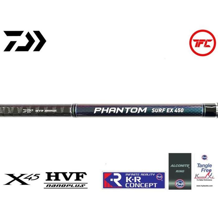 Sale Terbatas Daiwa Phantom Surf Ex 450 480 Joran Surf Pasiran Aman