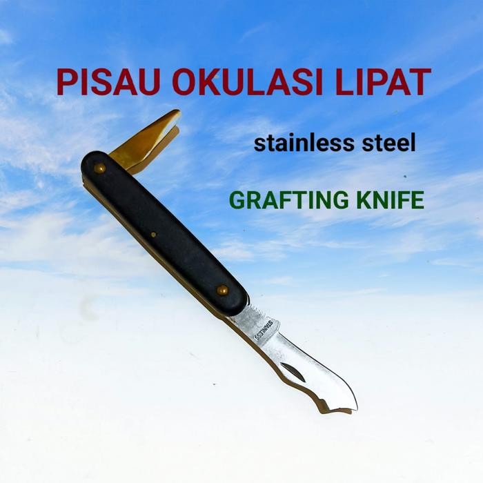 Pisau okulasi cangkok stek tanaman bunga - grafting knife - lipat